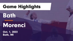Bath  vs Morenci  Game Highlights - Oct. 1, 2022
