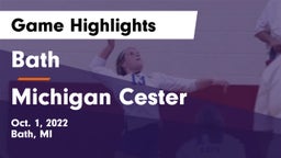 Bath  vs Michigan Cester Game Highlights - Oct. 1, 2022