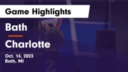 Bath  vs Charlotte  Game Highlights - Oct. 14, 2023