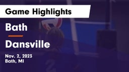 Bath  vs Dansville  Game Highlights - Nov. 2, 2023