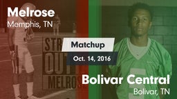 Matchup: Melrose vs. Bolivar Central  2016
