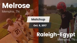 Matchup: Melrose vs. Raleigh-Egypt  2017