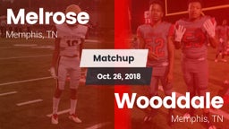 Matchup: Melrose vs. Wooddale  2018