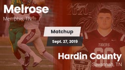 Matchup: Melrose vs. Hardin County  2019
