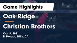 Oak Ridge  vs Christian Brothers  Game Highlights - Oct. 9, 2021