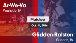 Matchup: Ar-We-Va vs. Glidden-Ralston  2016