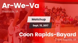 Matchup: Ar-We-Va vs. Coon Rapids-Bayard  2017