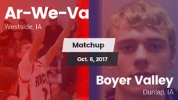 Matchup: Ar-We-Va vs. Boyer Valley  2017