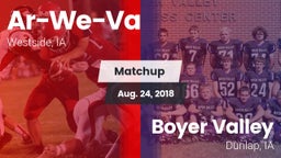 Matchup: Ar-We-Va vs. Boyer Valley  2018