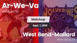 Matchup: Ar-We-Va vs. West Bend-Mallard  2018