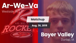 Matchup: Ar-We-Va vs. Boyer Valley  2019