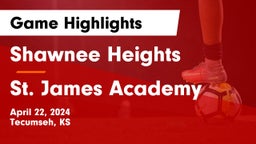 Shawnee Heights  vs St. James Academy  Game Highlights - April 22, 2024