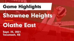 Shawnee Heights  vs Olathe East  Game Highlights - Sept. 25, 2021