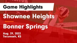 Shawnee Heights  vs Bonner Springs  Game Highlights - Aug. 29, 2022