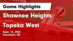 Shawnee Heights  vs Topeka West Game Highlights - Sept. 13, 2022