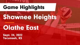 Shawnee Heights  vs Olathe East  Game Highlights - Sept. 24, 2022