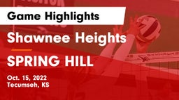 Shawnee Heights  vs SPRING HILL  Game Highlights - Oct. 15, 2022