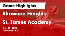 Shawnee Heights  vs St. James Academy  Game Highlights - Oct. 15, 2022