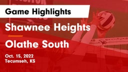 Shawnee Heights  vs Olathe South  Game Highlights - Oct. 15, 2022