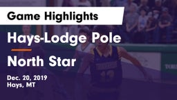 Hays-Lodge Pole  vs North Star Game Highlights - Dec. 20, 2019