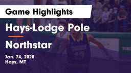 Hays-Lodge Pole  vs Northstar Game Highlights - Jan. 24, 2020