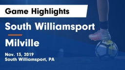 South Williamsport  vs Milville Game Highlights - Nov. 13, 2019