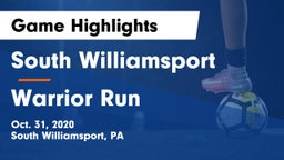 South Williamsport  vs Warrior Run Game Highlights - Oct. 31, 2020