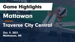 Mattawan  vs Traverse City Central  Game Highlights - Oct. 9, 2021