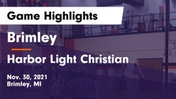 Brimley  vs Harbor Light Christian Game Highlights - Nov. 30, 2021