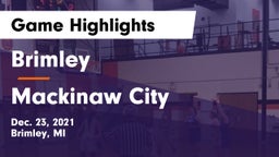 Brimley  vs Mackinaw City Game Highlights - Dec. 23, 2021
