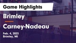 Brimley  vs Carney-Nadeau  Game Highlights - Feb. 4, 2023