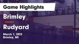 Brimley  vs Rudyard  Game Highlights - March 1, 2023