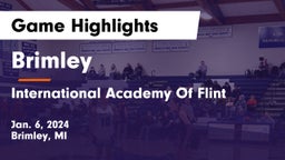 Brimley  vs International Academy Of Flint Game Highlights - Jan. 6, 2024