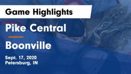 Pike Central  vs Boonville  Game Highlights - Sept. 17, 2020