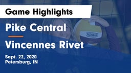 Pike Central  vs Vincennes Rivet Game Highlights - Sept. 22, 2020