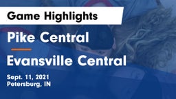 Pike Central  vs Evansville Central  Game Highlights - Sept. 11, 2021