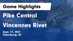 Pike Central  vs Vincennes Rivet Game Highlights - Sept. 21, 2021