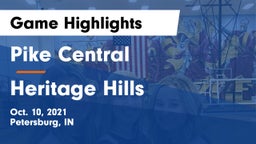 Pike Central  vs Heritage Hills  Game Highlights - Oct. 10, 2021