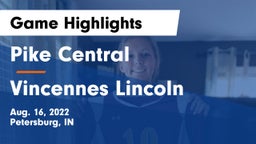 Pike Central  vs Vincennes Lincoln  Game Highlights - Aug. 16, 2022