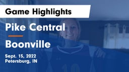 Pike Central  vs Boonville  Game Highlights - Sept. 15, 2022