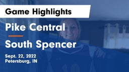 Pike Central  vs South Spencer  Game Highlights - Sept. 22, 2022