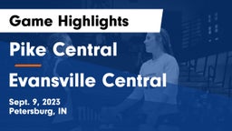 Pike Central  vs Evansville Central  Game Highlights - Sept. 9, 2023
