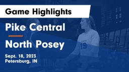 Pike Central  vs North Posey  Game Highlights - Sept. 18, 2023