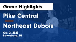 Pike Central  vs Northeast Dubois  Game Highlights - Oct. 2, 2023