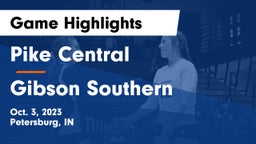 Pike Central  vs Gibson Southern  Game Highlights - Oct. 3, 2023