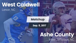 Matchup: West Caldwell vs. Ashe County  2017