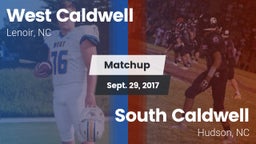 Matchup: West Caldwell vs. South Caldwell  2017