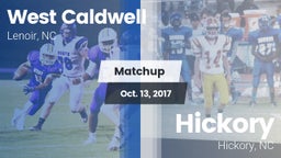 Matchup: West Caldwell vs. Hickory  2017