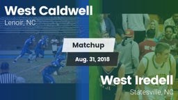 Matchup: West Caldwell vs. West Iredell  2018