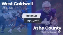 Matchup: West Caldwell vs. Ashe County  2018